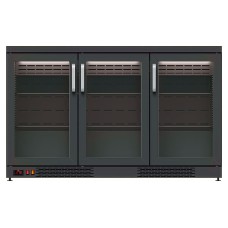 Шкаф-стол барный со стеклом Polair TD103-BAR / стеклянные двери
