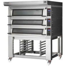 Печь подовая с подставкой с направляющими Apach Bakery Line E2218PA + E2118PZS DPBI-T