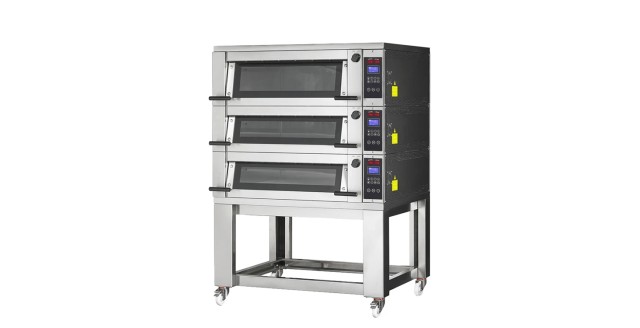 Печь подовая без козырька с подставкой без направляющих Apach Bakery Line E4K9L DPBI-T