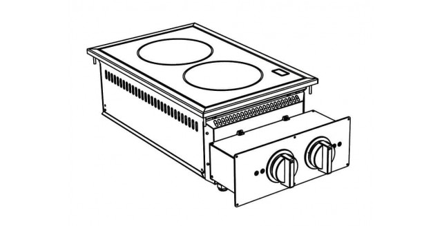 Плита индукционная Apach Chef Line SLDI7I4