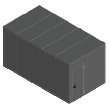 Камера морозильная 80 мм Polair КХН-24,84 2560 × 4660 × 2460