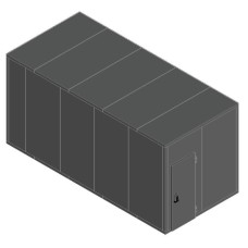 Камера морозильная 80 мм Polair КХН-33,18 2560 × 5560 × 2720