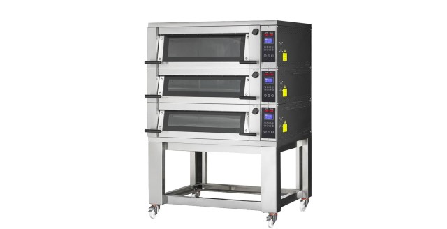Печь подовая без козырька с подставкой без направляющих Apach Bakery Line E6K2L DP