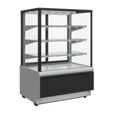 Витрина кондитерская Полюс Carboma KC70 VV 0,9-1 (ВХСв - 0,9д Cube Люкс Техно)