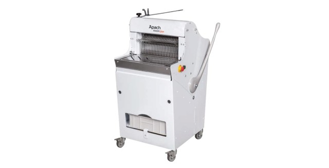 Хлеборезка напольная ручная с системой смазки ножей Apach Bakery Line C42S 9 мм