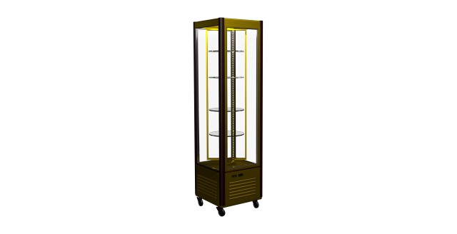 Шкаф холодильный D4 VM 400-2 (R400Cвр Carboma Люкс) (0109-0102 (коричнево-золотой))