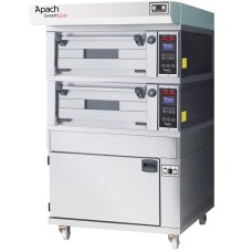 Печь подовая для пиццы с расстойкой Apach Bakery Line E4L2PZP DPBI-T