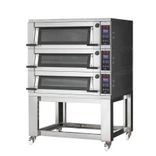 Печь подовая без козырька с подставкой без направляющих Apach Bakery Line E4K6L DPBI-T