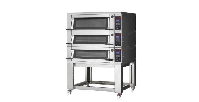 Печь подовая без козырька с подставкой без направляющих Apach Bakery Line E4K6L DPBI-T