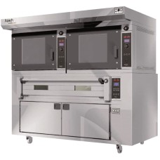 Печь конвекционная с подом с расстойкой Apach Bakery Line 2K5P60P DP+E4L18PA DPBI-T