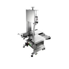 Пила ленточная для резки мяса Hurakan HKN-SE/3370 Inox подвижный стол