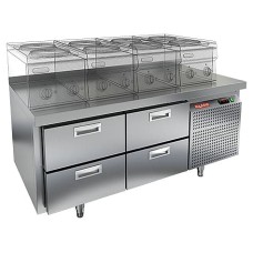 Стол холодильный под тепловое оборудование Hicold GN22/TN LT