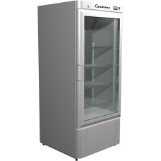 Шкаф холодильный Полюс Carboma R700 C Inox (стекло)