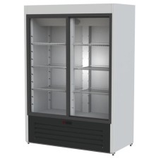 Шкаф холодильный Полюс ШХ-08 К Inox (стекло, двери-купе)