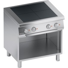 Плита 4-конфорочная Veroterm VT7RUE10VV / открытый шкаф / 700 серия