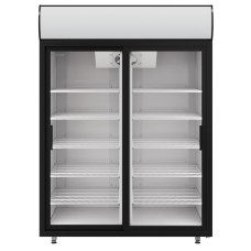 Шкаф холодильный Polair DM110Sd-S 2.0 / среднетемпературный / стеклянные сдвижные двери / канапе