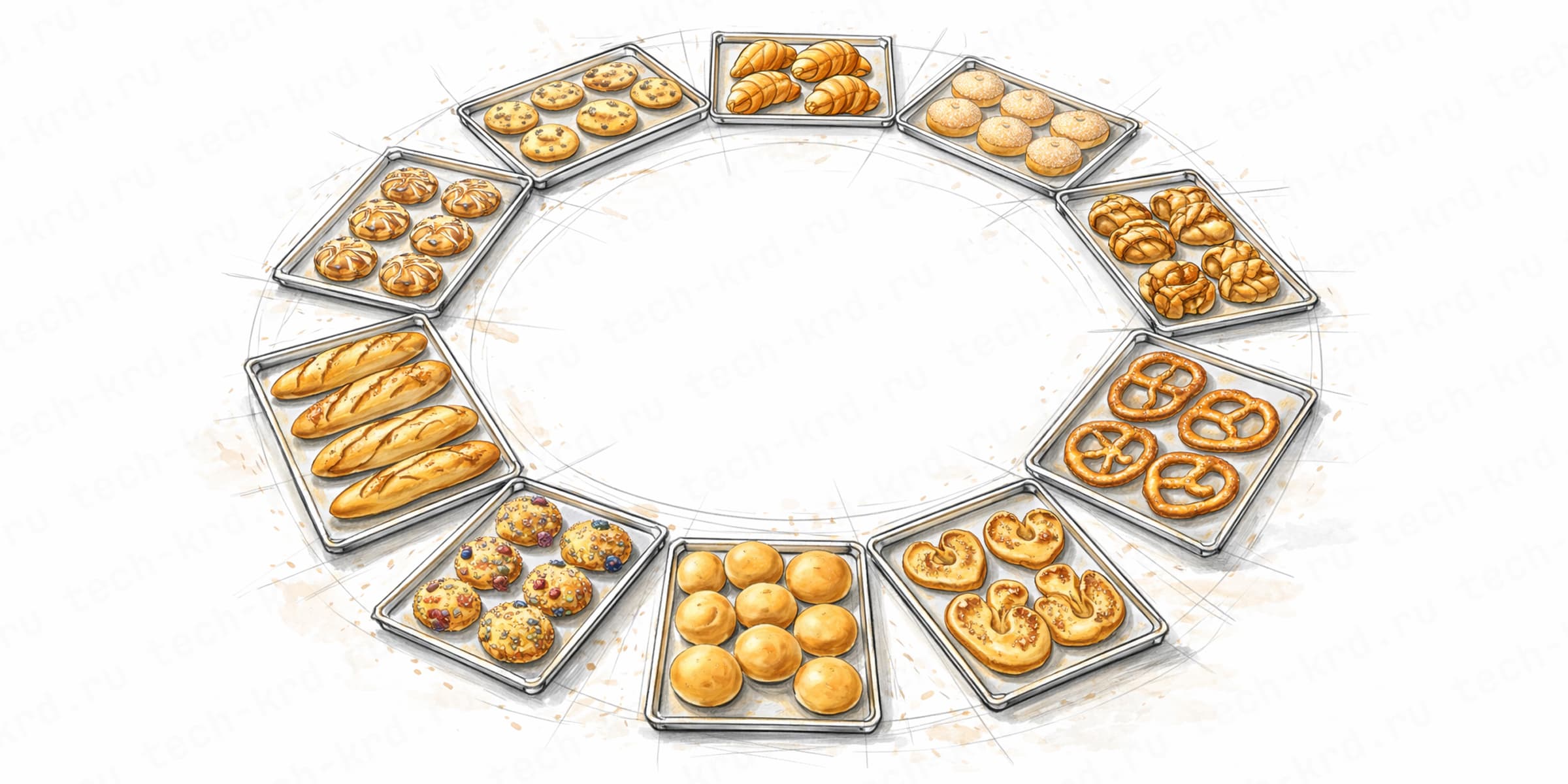 Размеры противней для выпечки: стандарты и совместимость с оборудованием